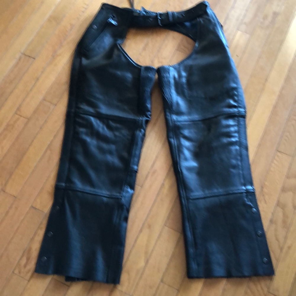 MENS motorcycle chaps size 34